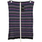 Lauren Ralph Lauren Skirt Womens M Petite Black Purple Fair Isle Stretch Career Size undefined Photo 6