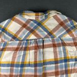 Croft & Barrow ‎ Womens Medium Flannel Shirt Button Up Plaid Long Sleeve Top NWT Photo 10