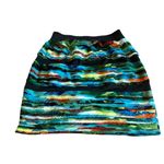 Rag and Bone Harley Photo Print Silk Cotton Mini Skirt Stretch Pull-On Size Medium Photo 4
