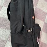 Vans Logo Patch Mini Backpack Solid Black Photo 1