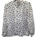 Alfred Dunner Vintage 1980’s long sleeve blouse with pearl buttons size 16 Photo 0