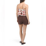 Lucky Brand Crochet Romper - Size M - Pink Granny Square - NWT Photo 14