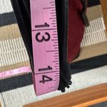 Brighton Purse Red Canvas Black Leather Trim Floral Satchel Shoulder Bag Western Photo 8