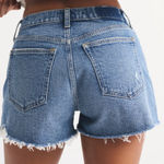 Abercrombie & Fitch Abercrombie High-Rise Mom Curve Love Shorts Photo 1
