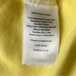 Talbots  The Tee Women’s M Butter Yellow Beach Coastal Preppy Minimalist Pima Photo 6