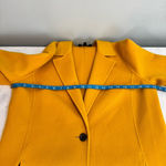 Talbots Women's  Double Face Wool Blend Jacket Coat Size 10 Mustard Gold Yellow Photo 5