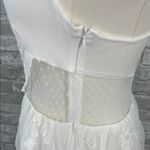 Venus  White Lace Backless Dress Photo 3