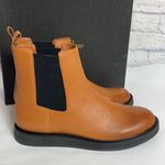 J.Crew  caramel brown leather refined Chelsea boots 9.5 NIB Photo 0