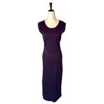 Opening Ceremony Dress Women Large Purple Plum Cut Out Thalia Puckered Midi NWT Photo 0