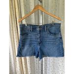 Madewell Women's Medium Wash High Rise Frayed Hem Denim Jeans Shorts 31 Photo 1