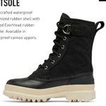 Sorel Caribou Royal Boots in Black & Chalk 8 New Womens Waterproof Photo 15