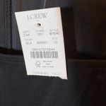 J.Crew NWT  Tailored Square-Neck Sheath Dress‎ Black Size 12 Photo 3