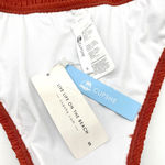 Cupshe Womens Bikini Bottom Size Small Smocked High Cut Rusty Red Beachy Surf Photo 5