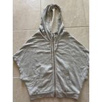 Stem Sweatshirt Womens M Zip Gray Organic Oversized Boho Outdoor Sustainble Cozy Size M Photo 2