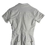 Good American Fit For Success White Denim Short Sleeve Jumpsuit Size Small Photo 10