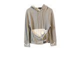 UNIHABITAT AT712A27 Gray Cat Dog Carrier Hoodie Medium Stomach Pocket Photo 2