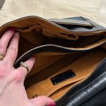 Patricia Nash ‎ Black Leather London Saddle Bag Heritage Crossbody Authentic Photo 14