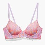 Savage X Fenty Shining Star Embroidered Lace Unlined Demi Bra Photo 8