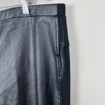 Worthington Faux Leather Leggings Woman 2X Black Ponte Knit Stretch Pull On New Photo 13