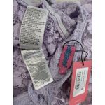 Edikted NEW  Asymmetrical Crop Tank Top Women Small Lilac Coquette Fairy Babydoll Photo 2