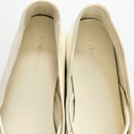 Everlane The Day Leather Mary Jane Flat in Canvas Ivory Square ToeSize 9 Photo 5