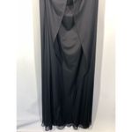 Studio 1940 Women’s Rhinestone Straps & Sheer Overlay Evening Dress Black Size 8 Photo 1