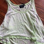 Urban Outfitters Neon Green Cropped Shirt (Cover Up) Photo 0