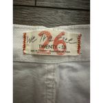 We The Free  People Womens Jeans Size 26 White Distressed Crop Button Pants Photo 4