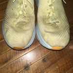 Hoka One One light green athletic running 10 sneakers Photo 4
