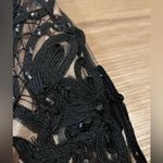 Sue Wong Nocturne Black Lace Beaded Evening Cocktail Dress Size 2 Photo 8