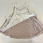 Maurice's Maurice’s Medium Lace Bib Floral Under Design Flowy Double Layered Tank Top M Photo 7