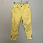 Seven7 High Rise Skinny Jean Yellow Size 10 Photo 7