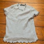 Brandy Melville  Blue Striped Women's Top Photo 1
