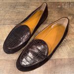 Tory Burch Women's Benton Apron Toe Loafers Flats Brown Shoes Size 8 Photo 7