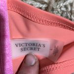 Victoria's Secret Victoria’s Secret bikini top swim wear ruffle top pink and coral color large Photo 5