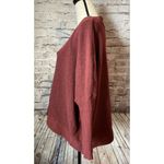 Anthropologie Womens Sweater V Neck Boxy Dolman Rust Size S Photo 2
