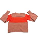 ALLSAINTS NEW All Saints Lou Uno Jumper Stripe Colorblock Crewneck Fuzzy Sweater Large Photo 6