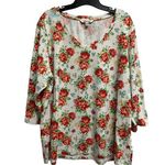 Pioneer Woman Women’s XXXL Blouse 3/4 Sleeves V Neck Shirt Sweet Garden Floral Size undefined Photo 0