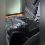 Tory Burch  Short Black Leather Buckle Boots Size 7 Zipper Luxury Moto Designer Photo 5