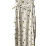 AQUA Bloomingdales Lemon Print Tie Front Dress  Photo 2