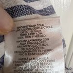 Ellen Tracy  Womens Sleeveless Striped Button Linen Nautical Top Size Medium‎ Photo 7