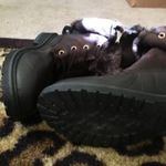 Olivia Miller  Women's Faux Fur Lined Boots Winter Cuffed Size 7 Brown Photo 0