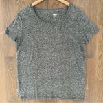 Old Navy  Linen Blend Short Sleeve Boyfriend Pocket Tee Heather Grey Small Photo 1