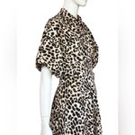 Anthropologie Exquise  Cotton Blend
Relaxed Leopard Tobie Shirt Dress Size XLarge Photo 7