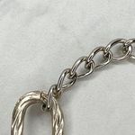 Fabric Flowers Silver Chain Belt Y2K Festival Style Large/Extra Large ✨ Photo 3