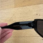 Jessica Simpson  - Modern Rectangular Sunglasses in Black & Gold Photo 3