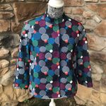 Anne Klein  Flyaway Circle Print Jacket Photo 7