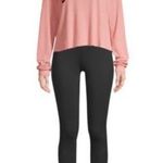 Wildfox Monte Dog Person Thermal Crop Top Peachy-Pink Size M, New w/o Tag $98 Photo 0