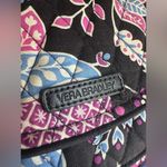 Vera Bradley Alpine Floral Lizzy Crossbody Bag Hipster Handbag Purse Black Photo 3
