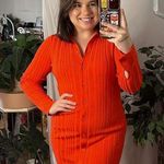 Milly  x Revolve Polo Cardigan Mini Dress Coral Size Small NWT Photo 0